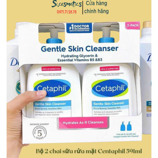 [ Có tách lẻ ] CETAPHIL - BỘ 2 CHAI SỮA RỬA MẶT & TOÀN THÂN CETAPHIL GENTLE SKIN CLEANSER