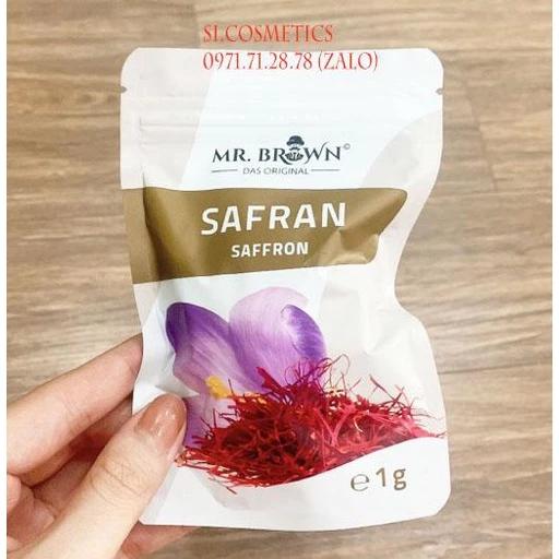 [ HÀNG ĐỨC ] Nhụy hoa nghệ tây Đức Safran Saffron Mr Brown Das Original 1g
