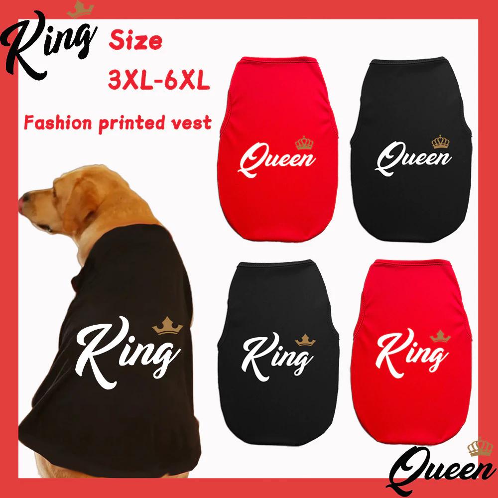 ✨ Hàng Mới Về ✨ Áo vest thú cưng 3XL-6XL với thiết kế in ba màu phù hợp cho chó mèo lớn, thời trang và thoải mái