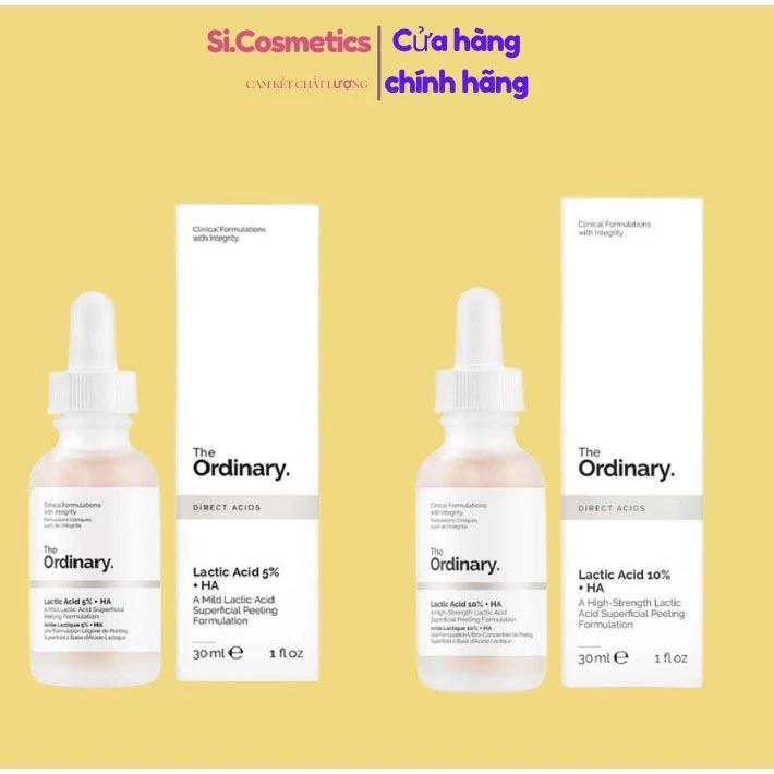 [ Loại 30ml] Serum tẩy da chết Lactic Acid 10% và 5% + HA - The Ordinary