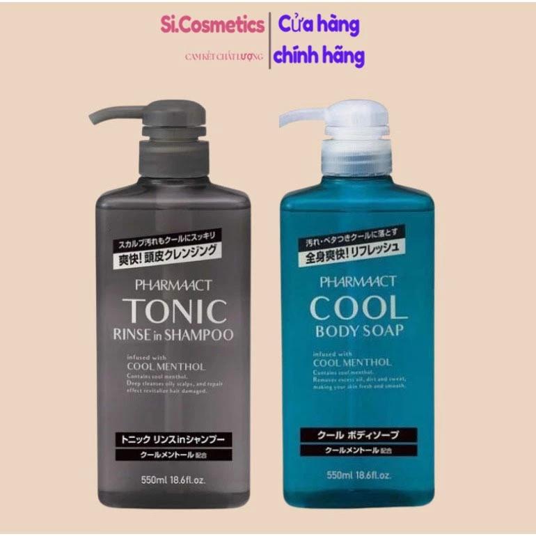 [ Mẫu mới] Sữa Tắm Cool Body Soap pharmaact Nhật Bản 550ml
