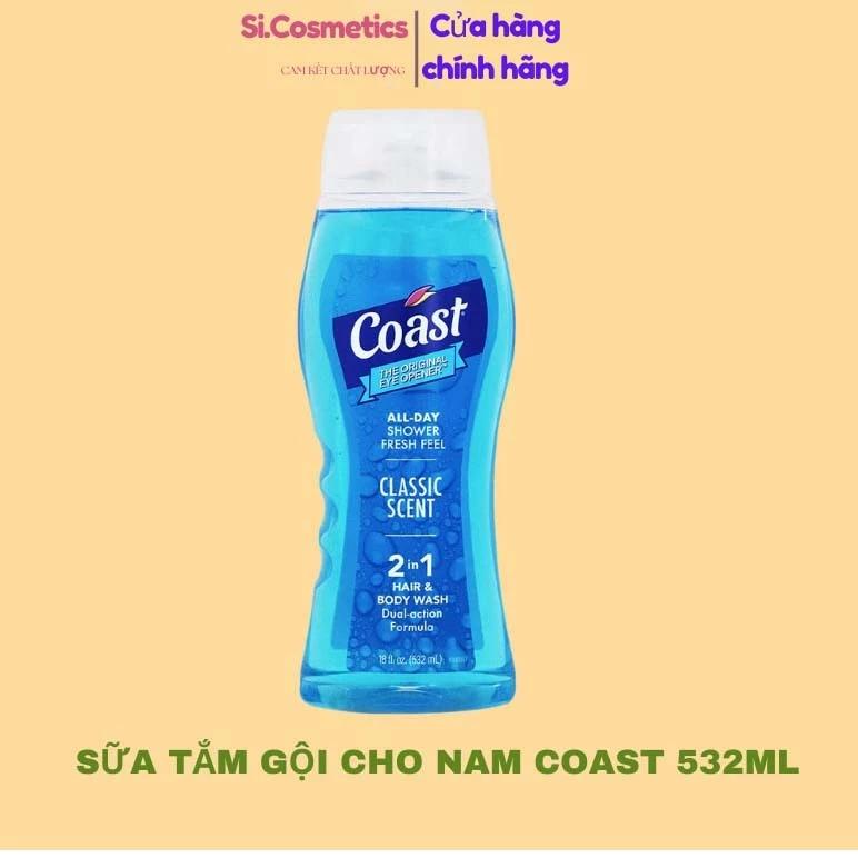 [ Mẫu mới ] Tắm gội Coast Mỹ 532ml