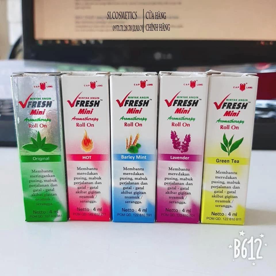 01 Chai Dầu nóng thảo dược VFRESH Indonesia 4cc