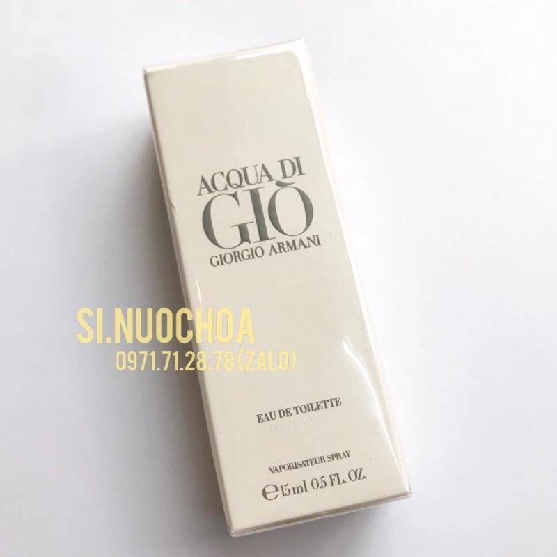 [15ml] Nước hoa Nam Giorgio Armani Acqua Di Gio Pour Homme Edt gio trắng