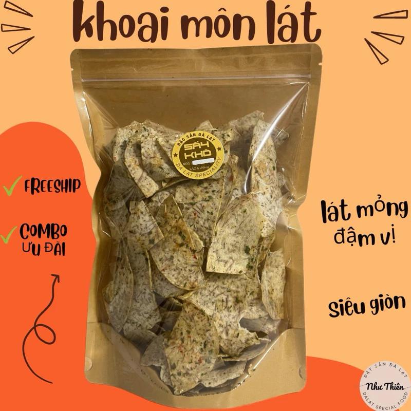 250Gr KHOAI MÔN LÁT SA TẾ-MẮM HÀNH-MÈ -ĐẶC SẢN ĐÀ LẠT NHƯ THIÊN