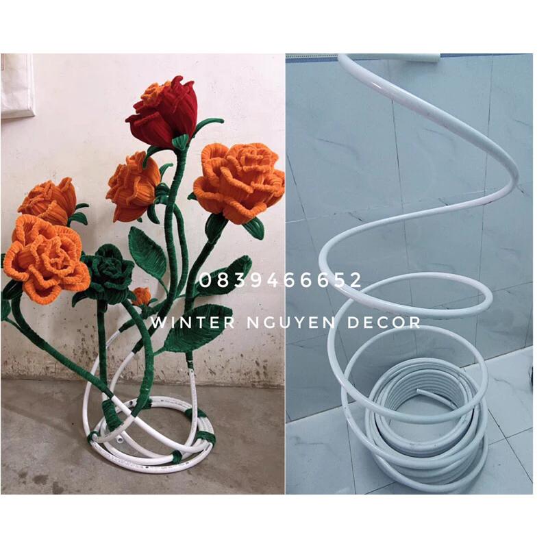 5 mét ống nhựa size 32, ống dẻo làm hoa khổng lồ