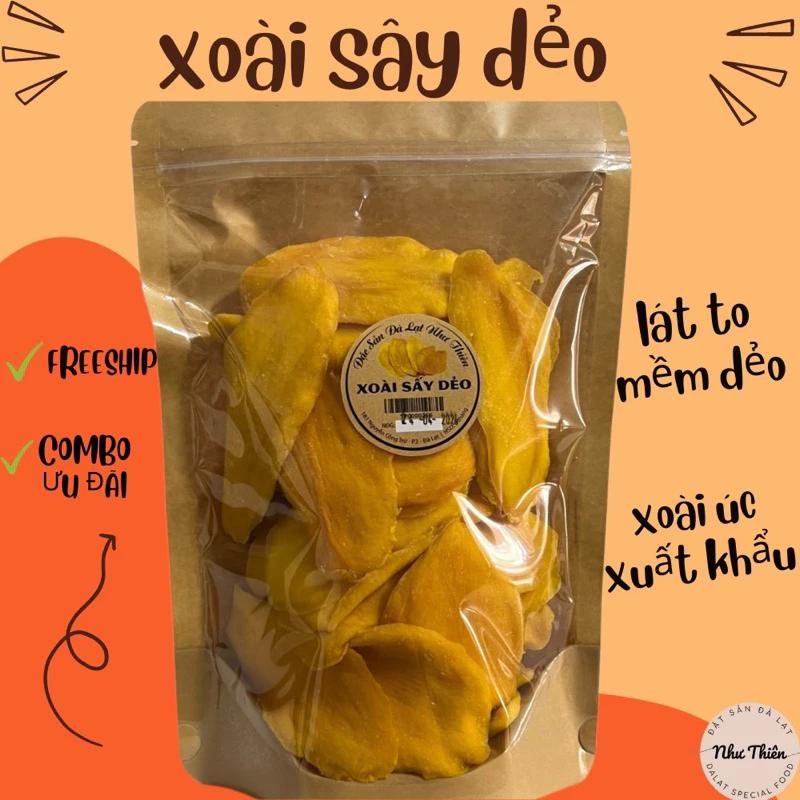 500GR Xoài Sấy Dẻo Chua Ngọt [Hàng Xuất Khẩu]-Đặc Sản Đà Lạt Như Thiên