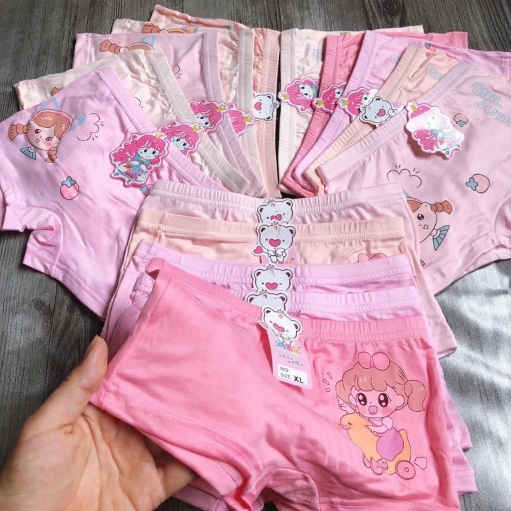 (8-35Kg) Quần chip bé gái nhiều mẫu - Quần lót bé gái xinh xắn dễ thương chất cotton QATE01