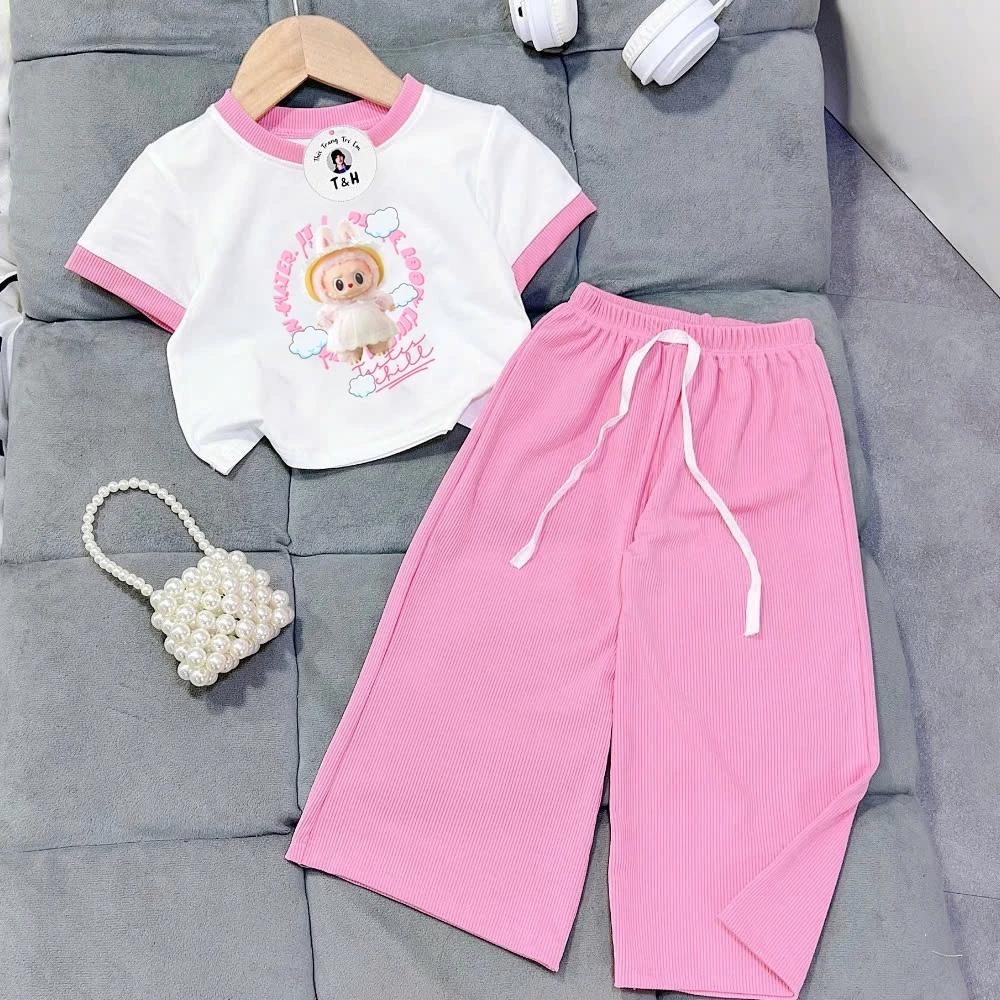 [8-40Kg] Bộ đồ bé gái HOT TREND chất vải dày mịn thoáng mát được các bé yêu thích BGM05