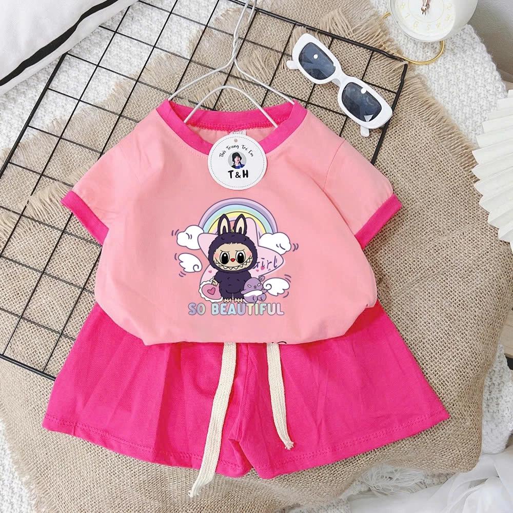 [8-40Kg] Bộ đồ bé gái HOT TREND chất vải dày mịn thoáng mát được các bé yêu thích BGM17