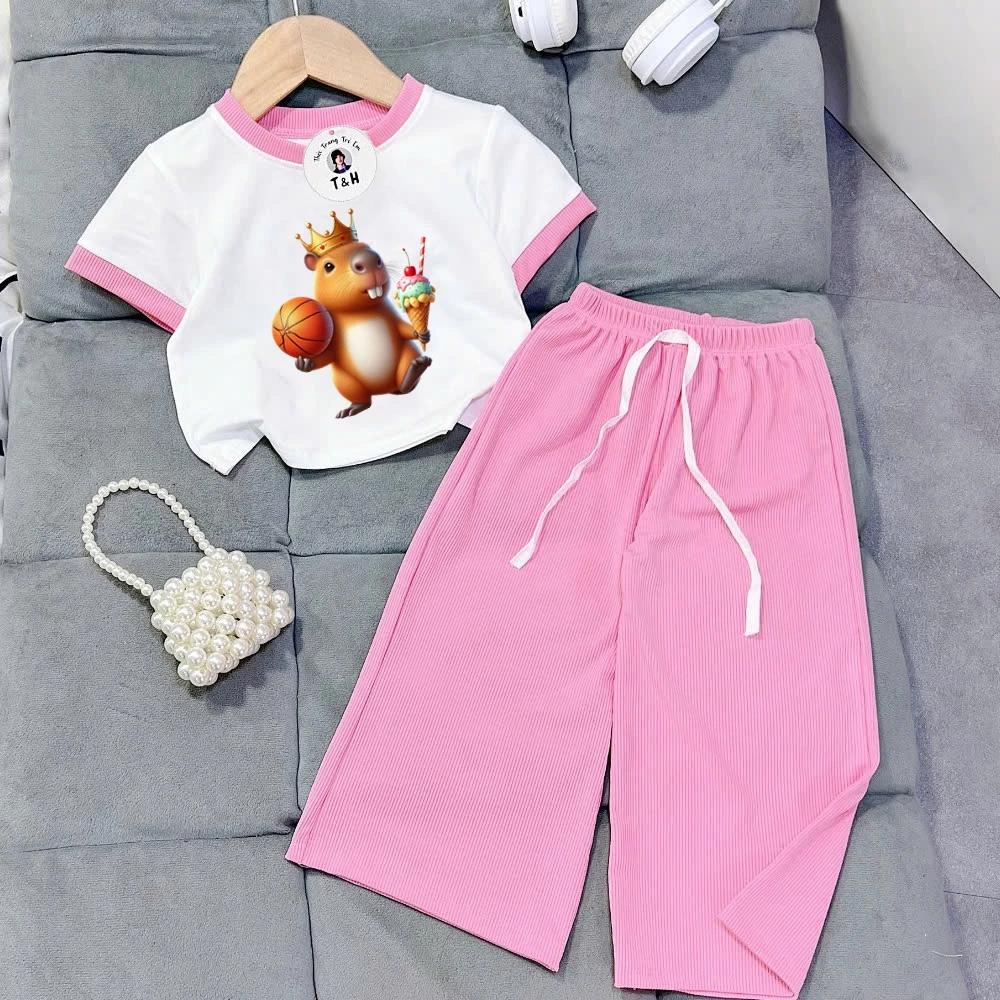 [8-40Kg] Bộ đồ bé gái HOT TREND chất vải dày mịn thoáng mát được các bé yêu thích BGP33