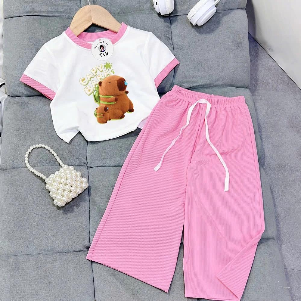 [8-40Kg] Bộ đồ bé gái HOT TREND chất vải dày mịn thoáng mát được các bé yêu thích BGP34