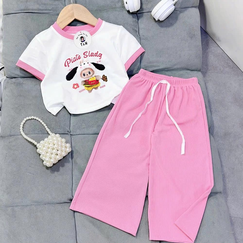 [8-40kg] Bộ đồ bé gái HOT TREND hoạt hình ngộ nghĩnh nhiều mẫu BGM27 [12-40Kg]