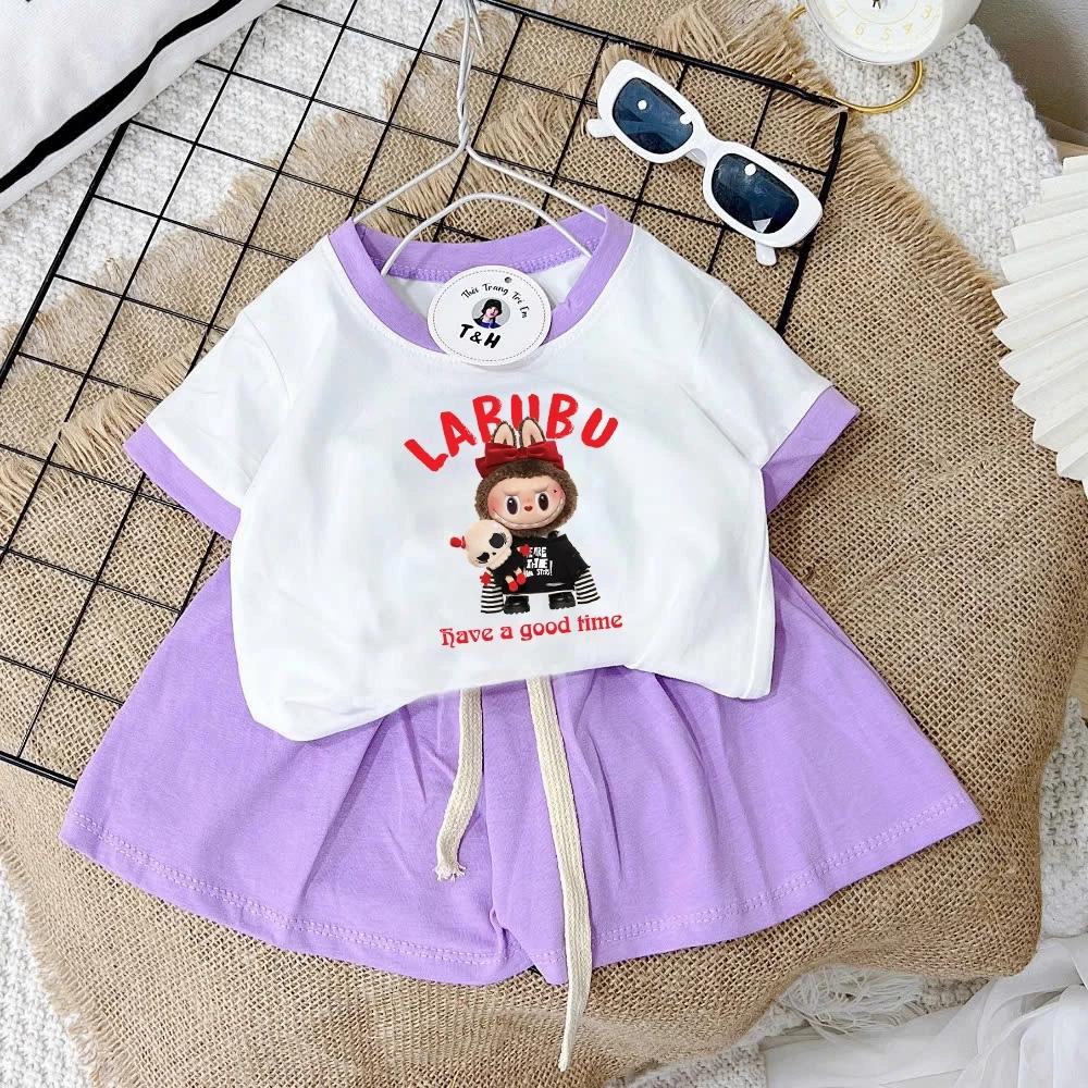 [8-40Kg] Bộ đồ bé gái quần ALIBABA in hình 3D HOT TREND chất vải mềm mịn thoáng mát được các bé yêu thích BGALI04