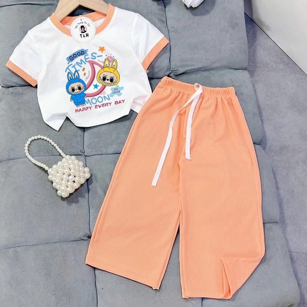[8-40Kg] Đồ bộ bé gái HOT TREND chất vải dày mịn thoáng mát được các bé yêu thích BGP12