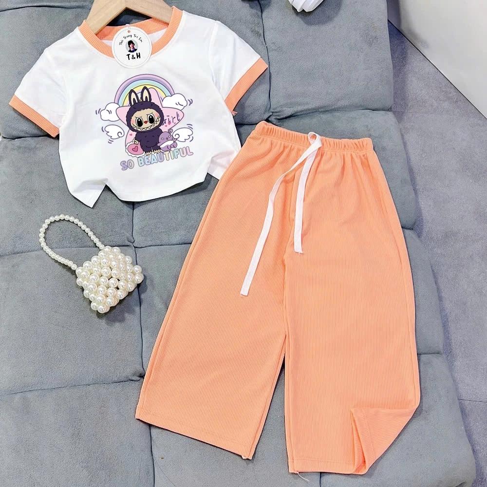 [8-40Kg] Đồ bộ bé gái HOT TREND chất vải dày mịn thoáng mát được các bé yêu thích BGP22