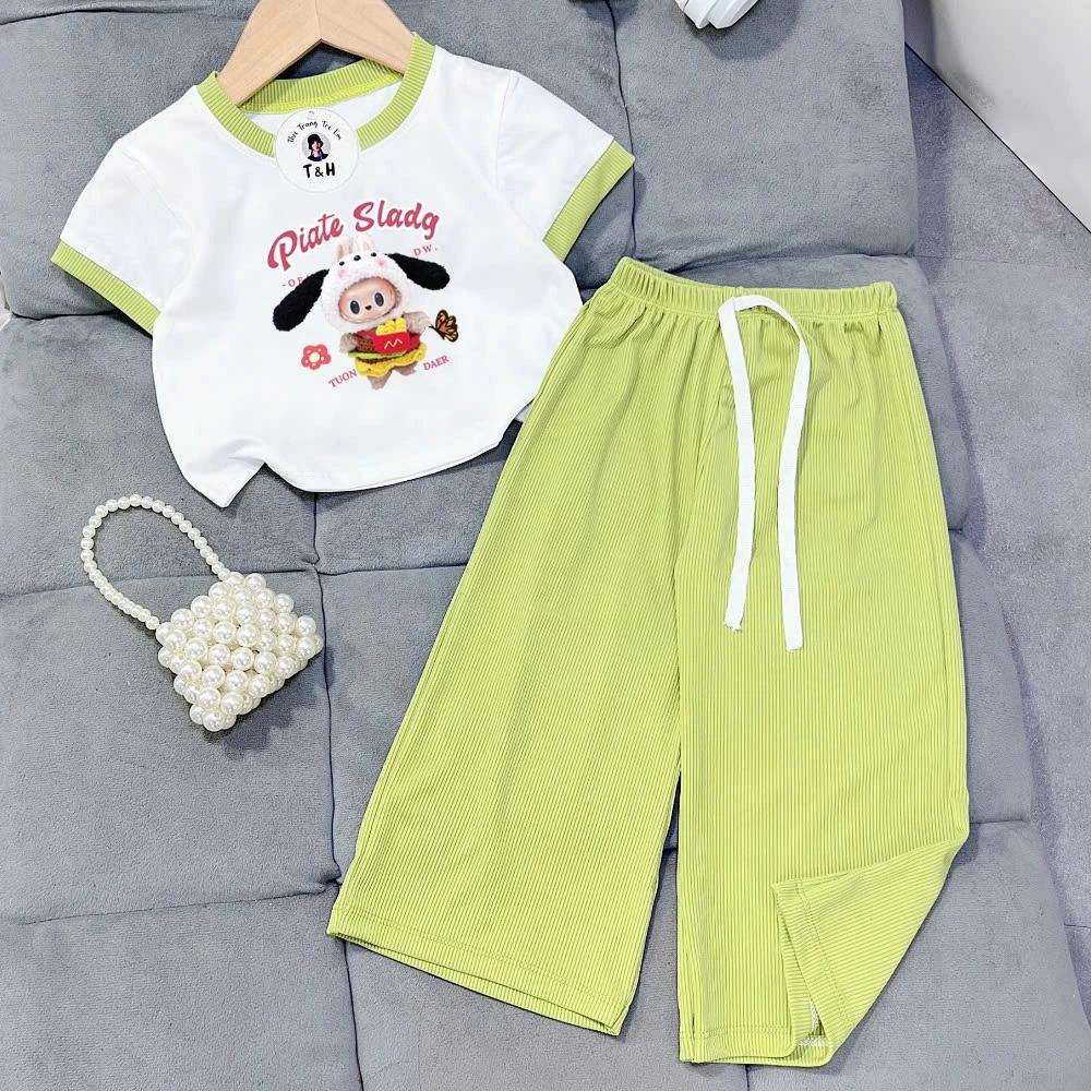 [8-40Kg] Đồ bộ bé gái HOT TREND chất vải dày mịn thoáng mát được các bé yêu thích BGP28