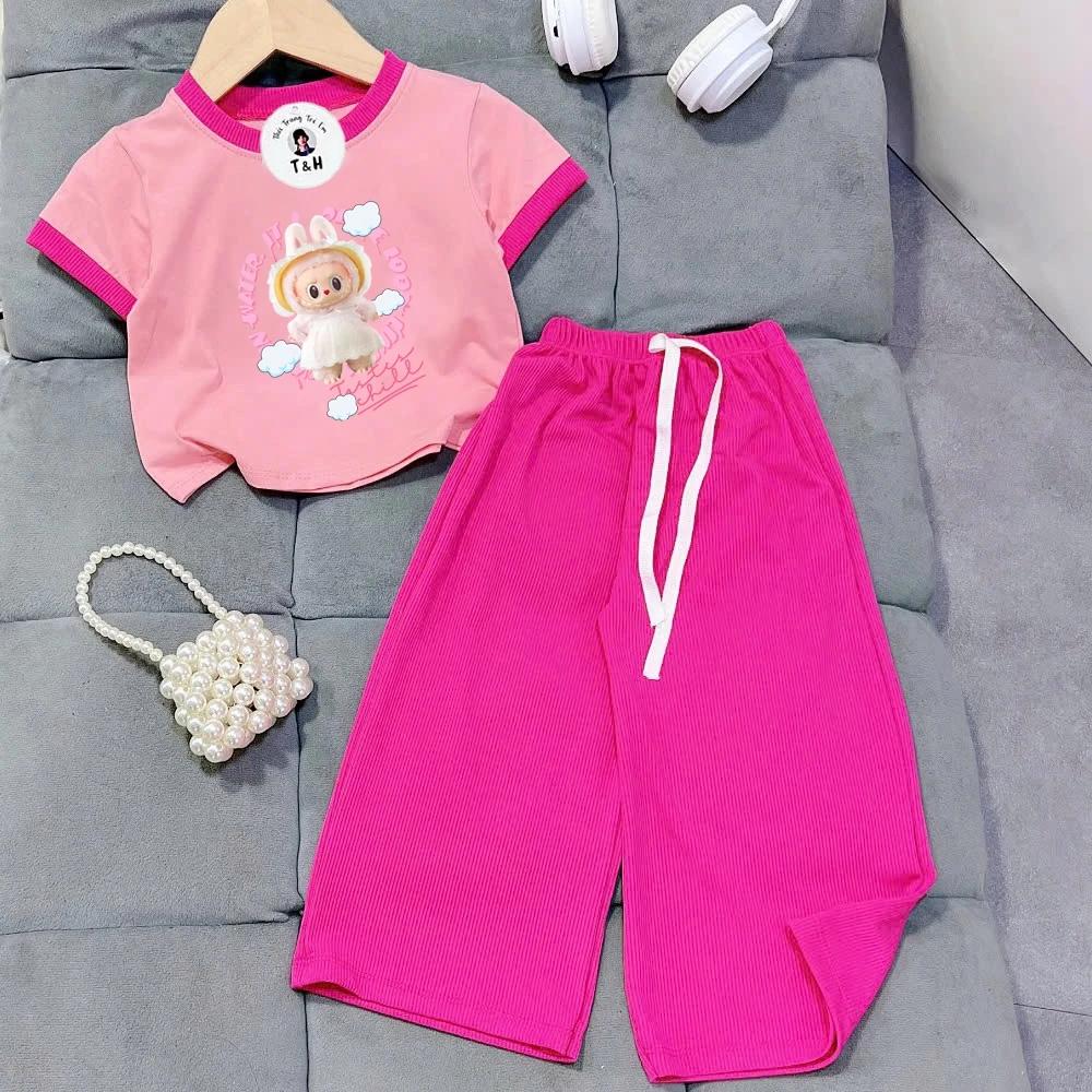 [8-40Kg] Đồ bộ bé gái HOT TREND chất vải dày mịn thoáng mát được các bé yêu thích BGP29