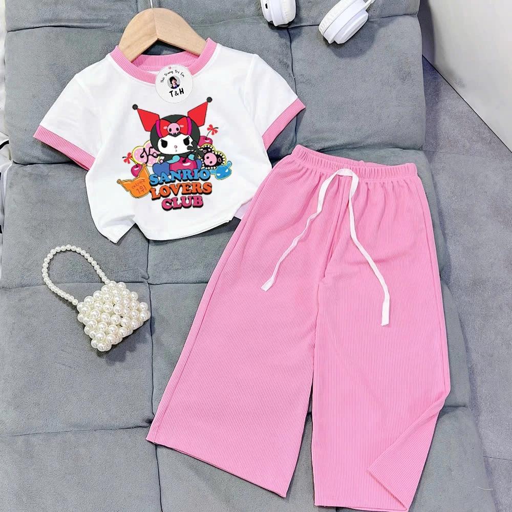 [8-40Kg] Đồ bộ bé gái HOT TREND chất vải dày mịn thoáng mát được các bé yêu thích BGP42