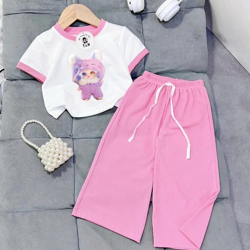 [8-40Kg] Đồ bộ bé gái HOT TREND chất vải dày mịn thoáng mát được các bé yêu thích BGP50