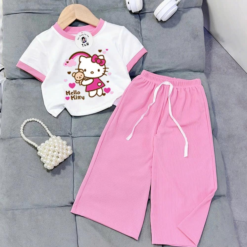 [8-40Kg] Đồ bộ bé gái HOT TREND chất vải dày mịn thoáng mát được các bé yêu thích BGP55