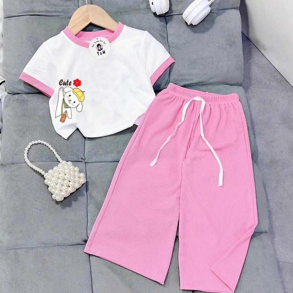 [8-40Kg] Đồ bộ bé gái HOT TREND chất vải dày mịn thoáng mát được các bé yêu thích BGP56