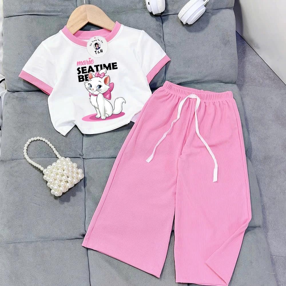 [8-40Kg] Đồ bộ bé gái HOT TREND chất vải dày mịn thoáng mát được các bé yêu thích BGP58