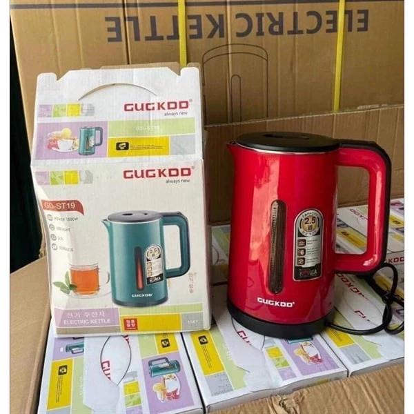 Ấm Siêu Tốc Cuckoo 2.5L, Ấm Đun Nước Siêu Tốc Inox 304 Vỏ Nhựa Cao Cấp - Dung tích 2.5L - giao màu ngẫu nhiên