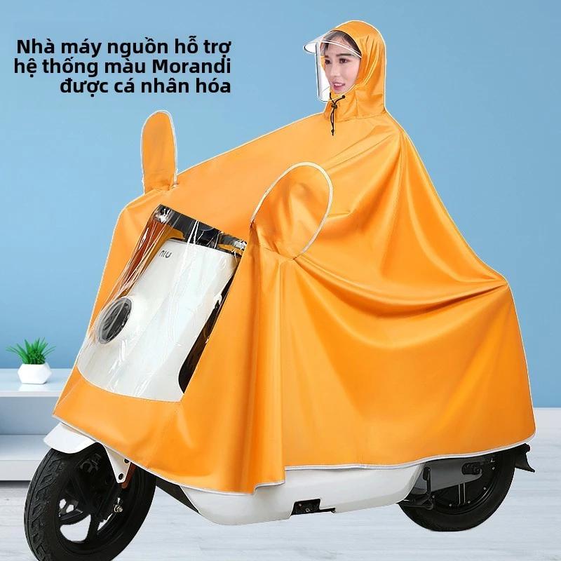 Áo mưa xe điện dày, Poncho chống mưa xe máy