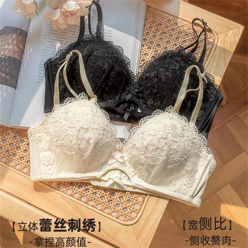 Áo Ngực Ren Rỗng Không Gọng Chống Chảy Xệ Phong Cách Desire Quyến Rũ Cho Nữ