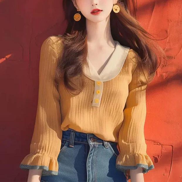 Áo Sơ Mi Cao Cấp Phiên Bản Hàn Quốc Áo Sơ Mi Nhỏ