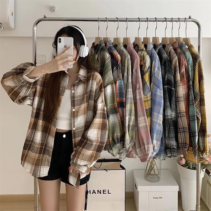 Áo sơ mi kẻ sọc cổ điển, áo khoác thiết kế Niche phong cách lười biếng