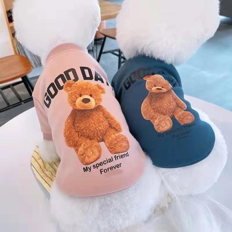 Áo Thun Hình Chó Bull Dễ Thương Cho Thú Cưng