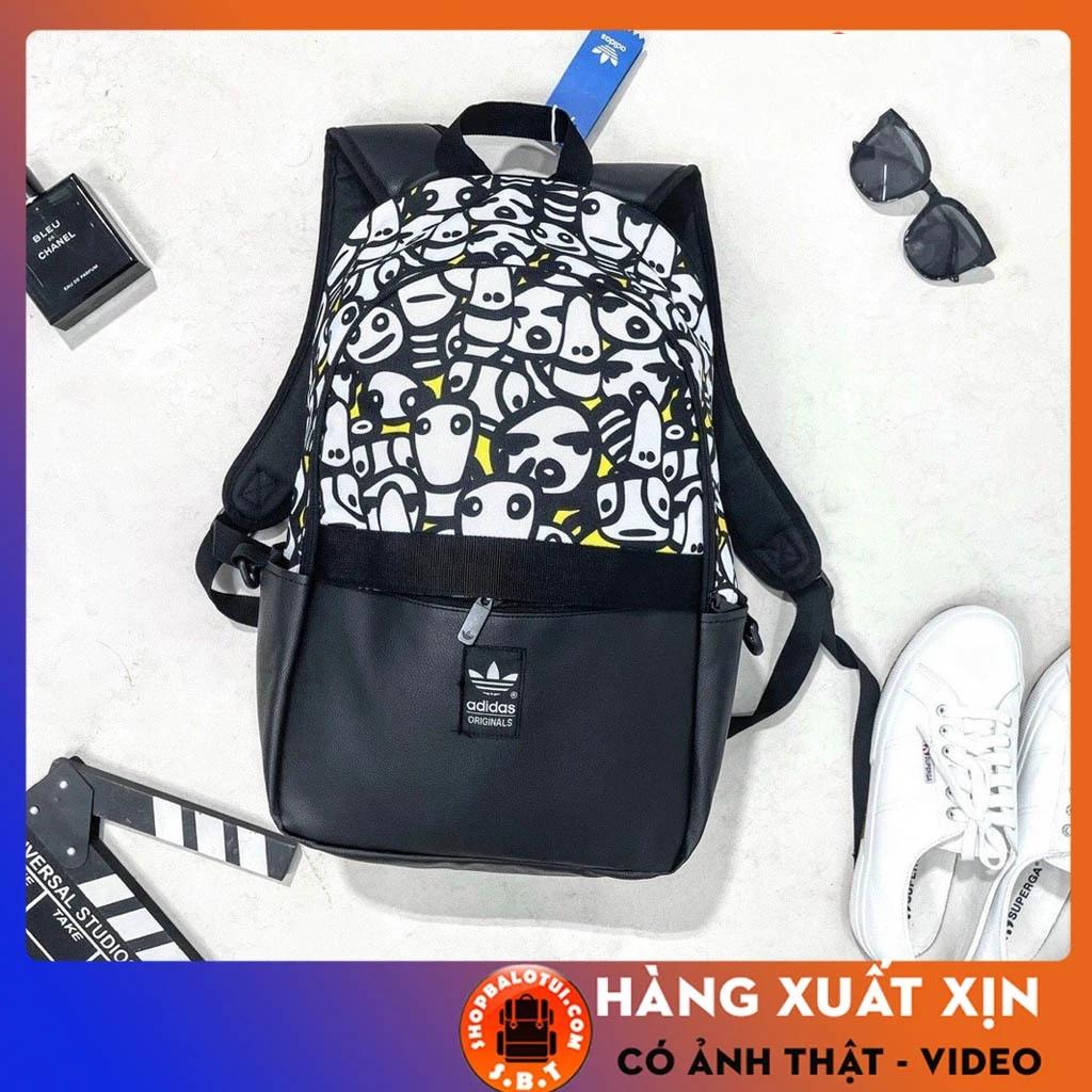 Balo Adidas HÀNG XUẤT nam nữ đi học thời trang ulzzang hàn quốc cao cấp đẹp, balo đựng laptop chất vải chống nước