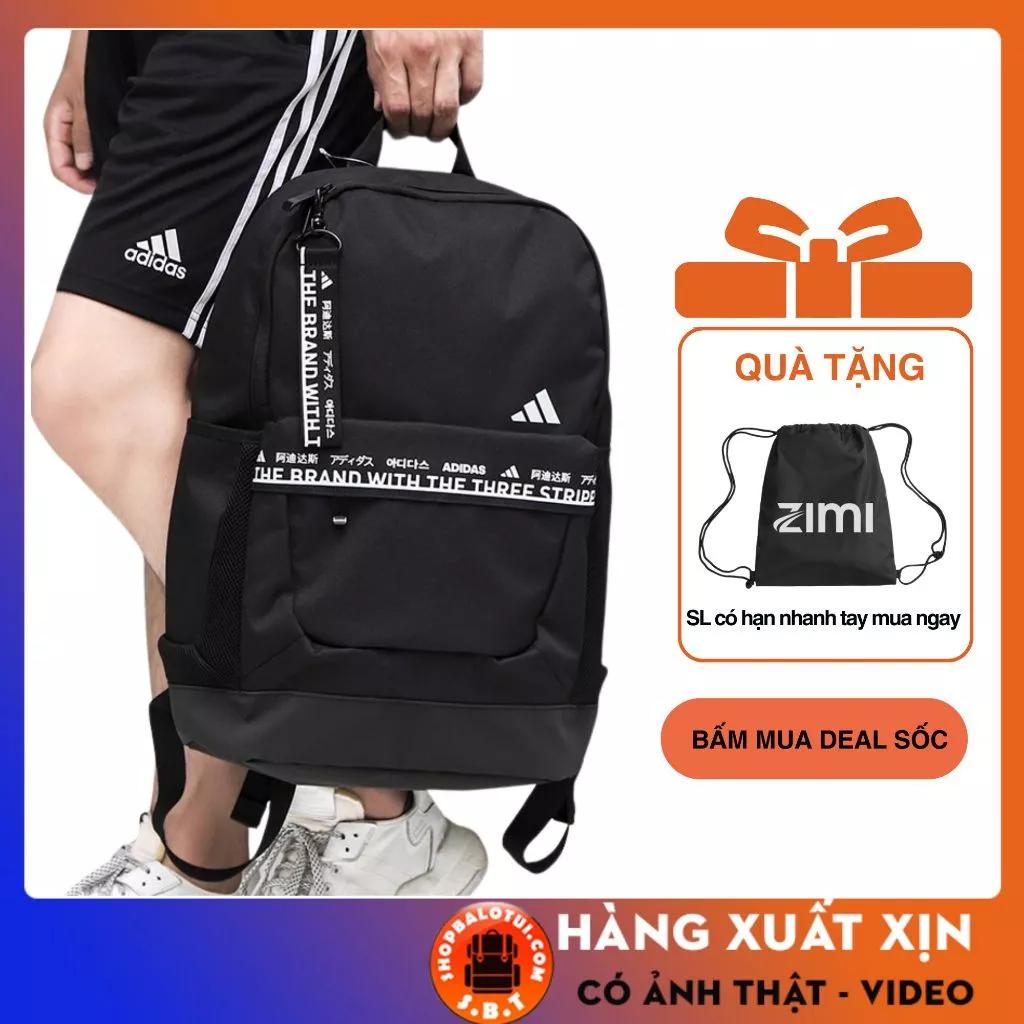 Balo đi học nam nữ Adidas uzllang hàn quốc, Balo đựng laptop cao cấp thời trang chất vải chống nước