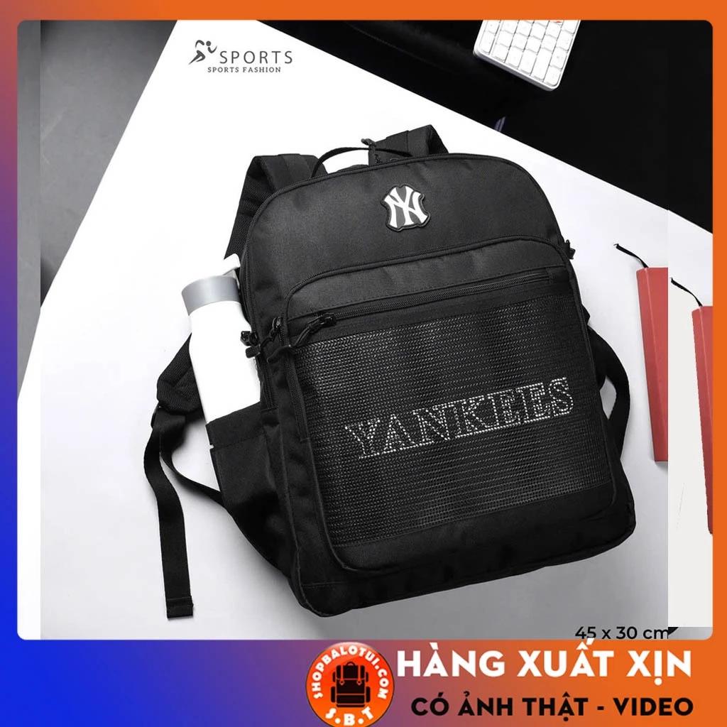 Balo đi học nam nữ MLB NY YANKEE Uzllang hàn quốc, balo thời trang có ngăn đựng laptop đẹp cao cấp chống nước