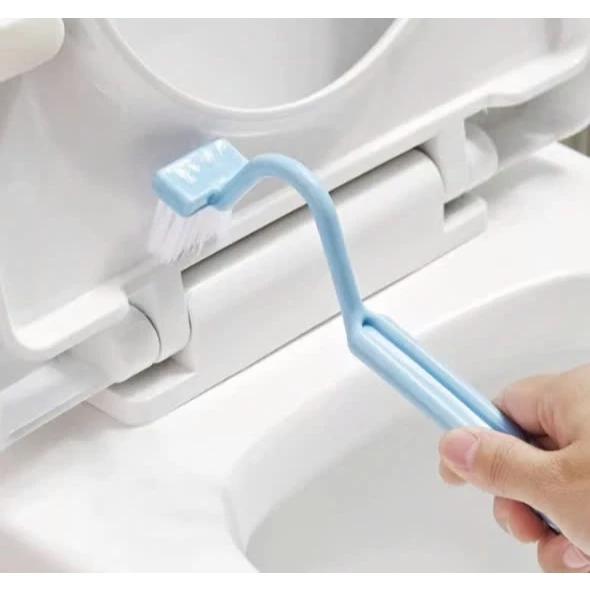 Bàn Chải Chà Bồn Cầu Đầu Chữ C - Bàn chải vệ sinh rãnh nhỏ nhà bếp nhà tắm Mô tả sản phẩm: Tay cầm có thiết kế móc treo,
