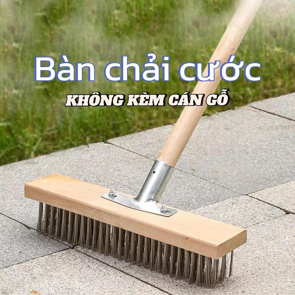 Bàn chải sắt cầm tay không rỉ chà rửa vệ sinh rong rêu ố vàng nền sân vườn ngoài trời bể bơi đánh bay mọi vết bẩn