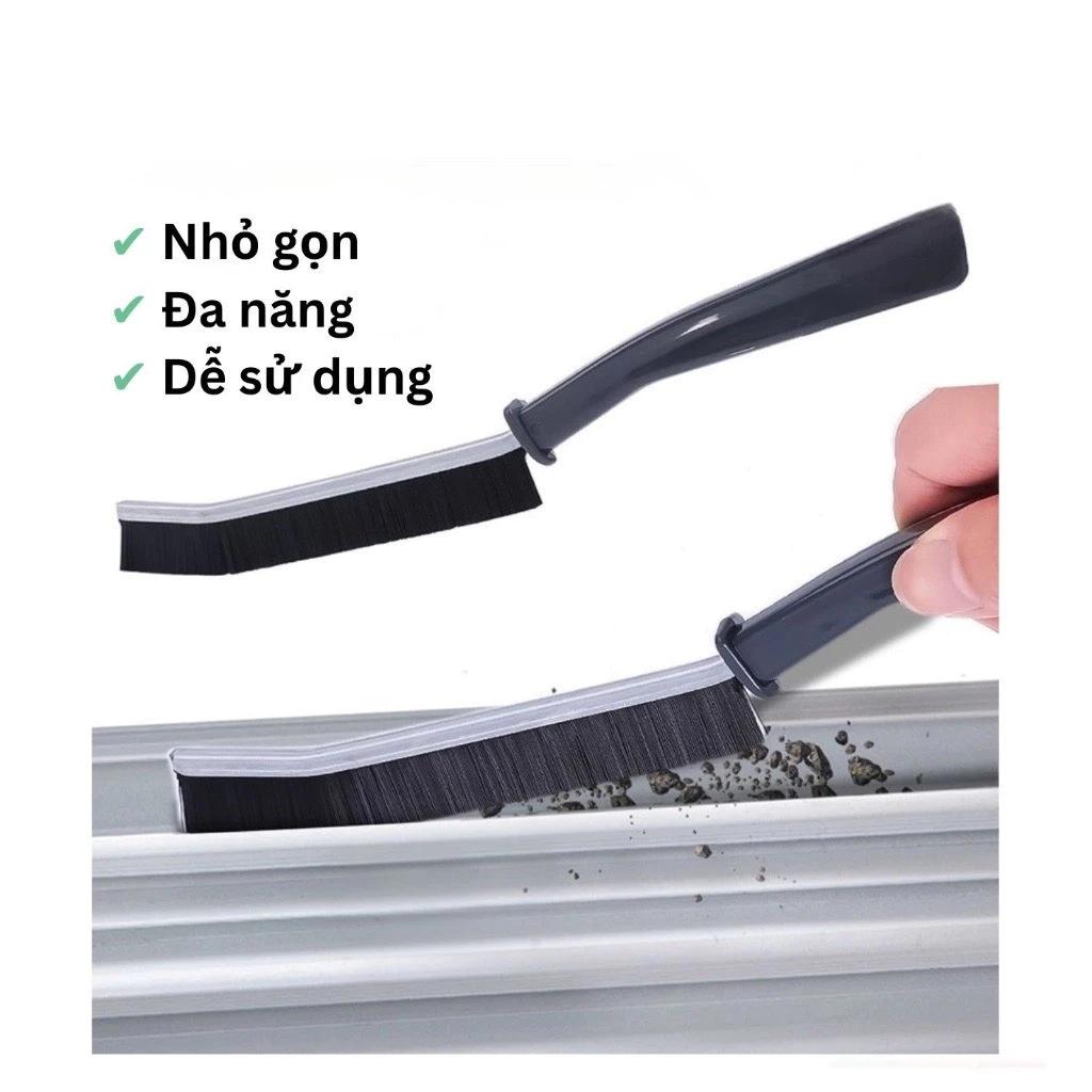 Bàn Chải Vệ Sinh Khe Hở Nhà Tắm, Góc Tường, Vệ Sinh Khe Hẹp Cọ Vệ Sinh Ly Cốc 3in1 [52-55]