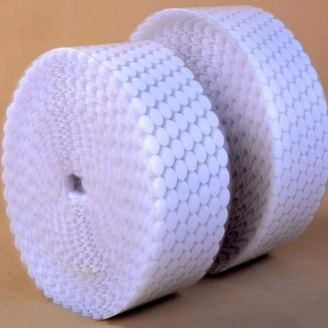 Băng gai dính tròn 1cm 1,5cm 2cm [sỉ 1000 cặp] nhám dính 2 mặt, velcro, có keo, miếng dán xé làm sách vải, handmade