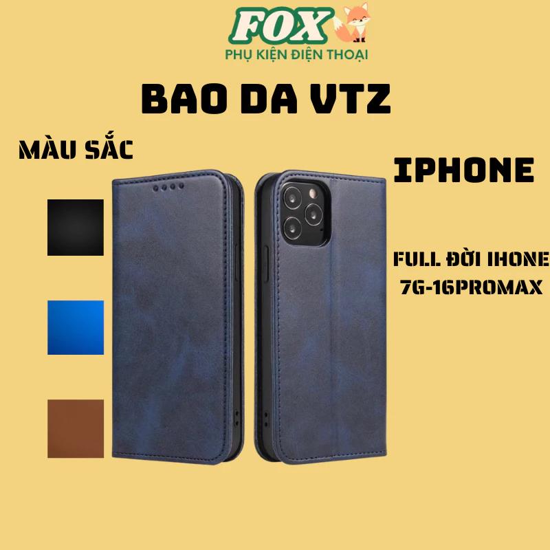bao da gập 2 mặt các dòng IPhone từ 6G đến 16promax