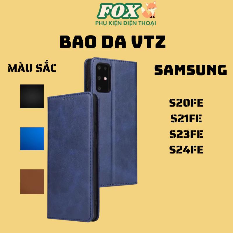 Bao da gập 2 mặt s24fe s20fe s21fe s23fe hiệu VTZ
