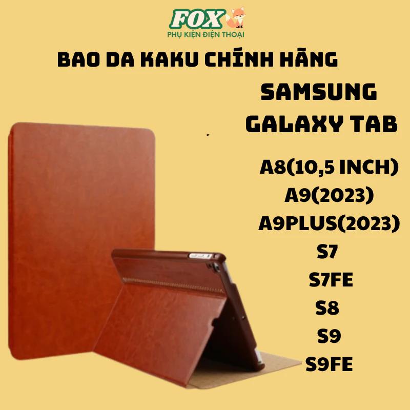 Bao da Samsung Galaxy Tab A8(2022) A9(2023) A9PLUS(2023) S7 S7FE S8 S9 S9FE chính hãng Kaku