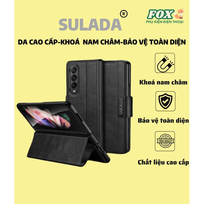 Bao da Sulada dành cho ZFold3 Zfold4 Zfold5 Zfold6