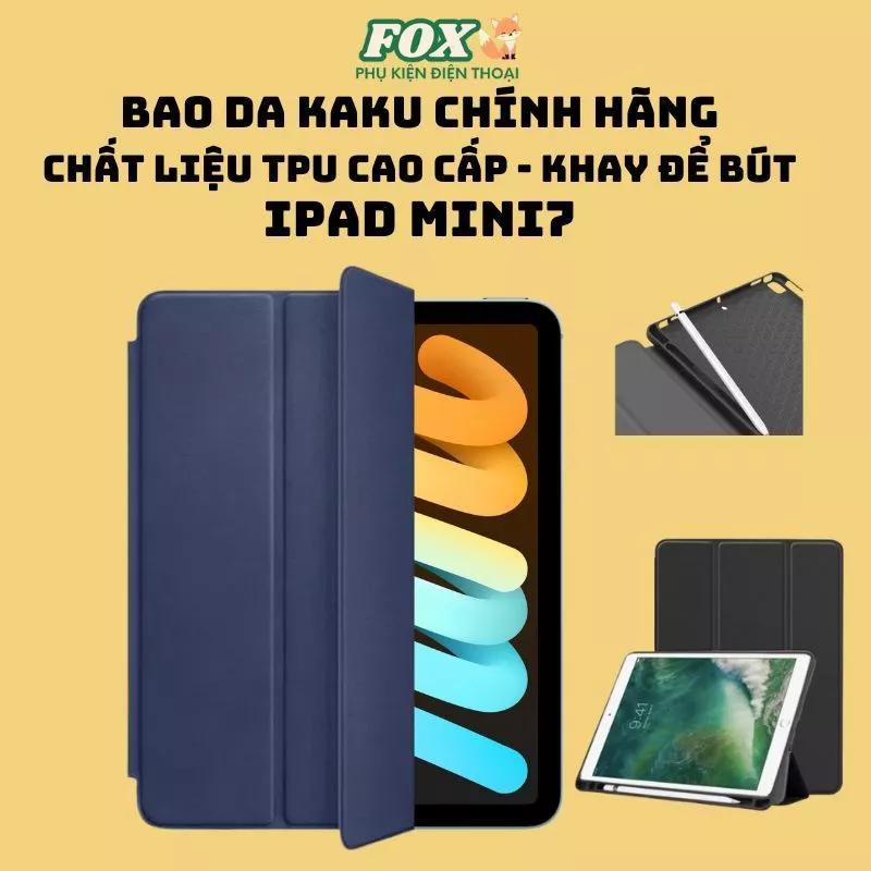 Bao TPU IPad Mini 7 có khay cài bút tiện lợi mềm hỗ trợ Sleep Wakeup