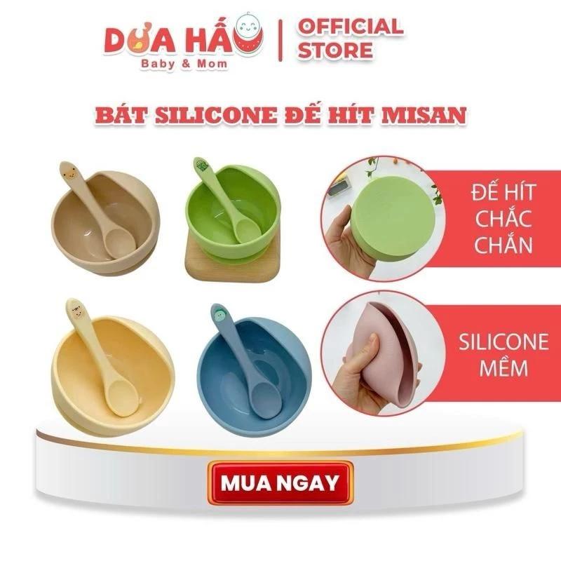 Bát Ăn Dặm Silicone CocoBear Chống Lật Kèm Thìa Tiện Lợi An Toàn Cho Bé - Shop Dua Hau Baby & Mom