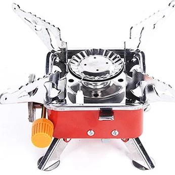 Bếp ga mini tiện lợi khi đi phượt, du lịch xếp gọn - sử dụng bình ga thường