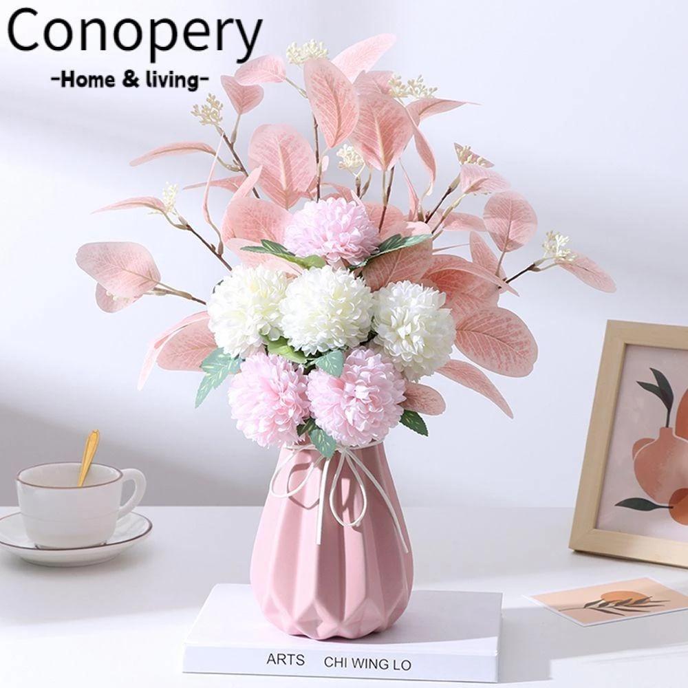 Bình cắm chưng lọ hoa nhựa giả gốm trắng sang trọng phụ kiện trang trí decor tuyệt đẹp