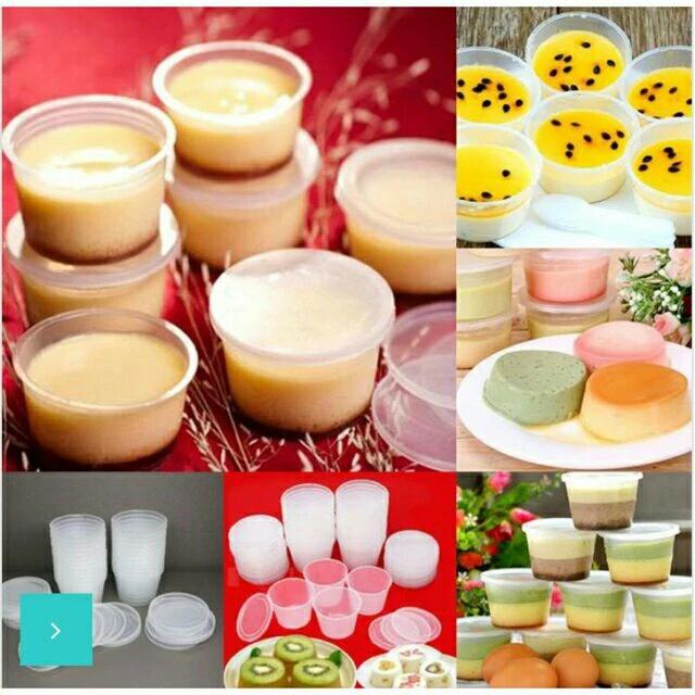 Bộ 20 cái khuôn làm bánh flan nhựa Hofaco HPB83