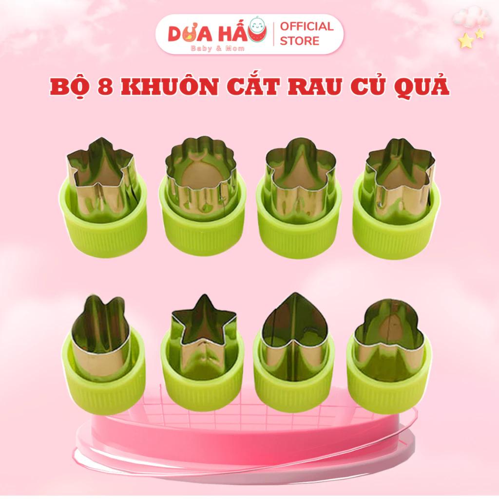 Bộ 8 Khuôn Cắt Tỉa Tạo Hình Inox Ngộ Nghĩnh Shop DuaHauBaby&Mom